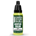 Green Stuff World Acrylic Color Paint - CANARY GREEN 17ml