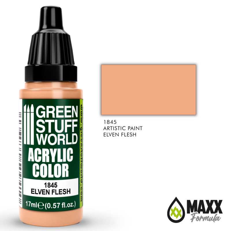 Green Stuff World Acrylic Color Paint - ELVEN FLESH 17ml
