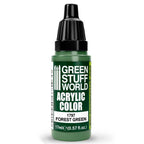 Green Stuff World Acrylic Color Paint - FOREST GREEN 17ml