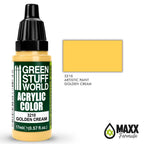 Green Stuff World Acrylic Color Paint - GOLDEN CREAM 17ml