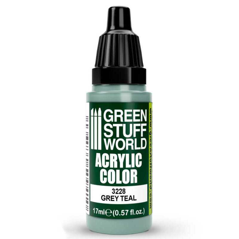 Green Stuff World Acrylic Color Paint - GREY TEAL 17ml