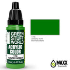 Green Stuff World Acrylic Color Paint - HUNTER GREEN 17ml