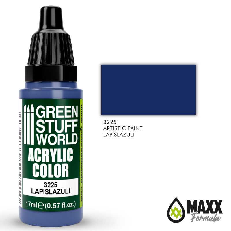 Green Stuff World Acrylic Color Paint - LAPISLAZULI 17ml