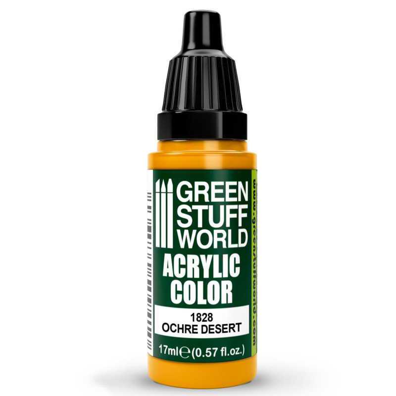 Green Stuff World Acrylic Color Paint - OCHRE DESERT 17ml