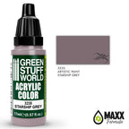 Green Stuff World Acrylic Color Paint - STARSHIP GREY 17ml
