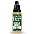 Green Stuff World Acrylic Color Paint - TEMPLE OCHRE 17ml