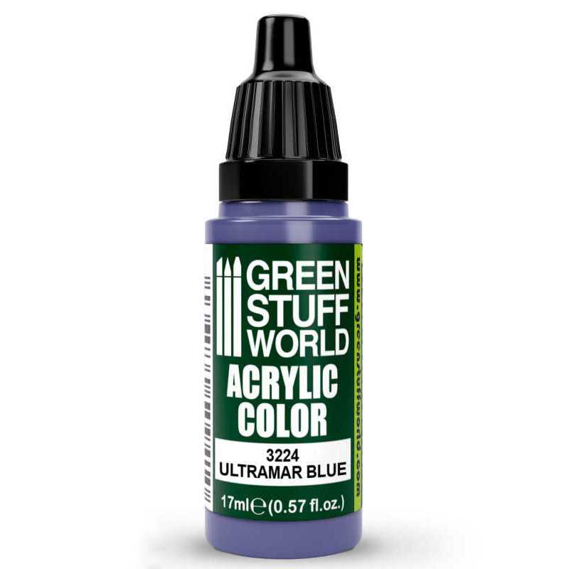 Green Stuff World Acrylic Color Paint - ULTRAMAR BLUE 17ml