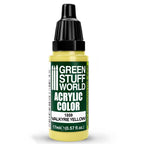 Green Stuff World Acrylic Color Paint - VALKYRIE YELLOW 17ml