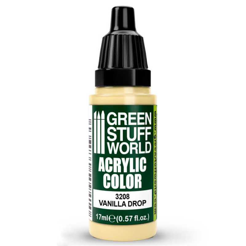 Green Stuff World Acrylic Color Paint - VANILLA DROP 17ml