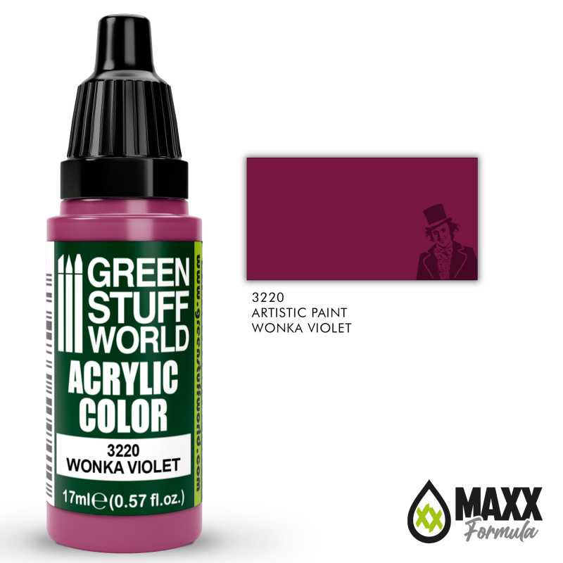 Green Stuff World Acrylic Color Paint - WONKA VIOLET 17ml