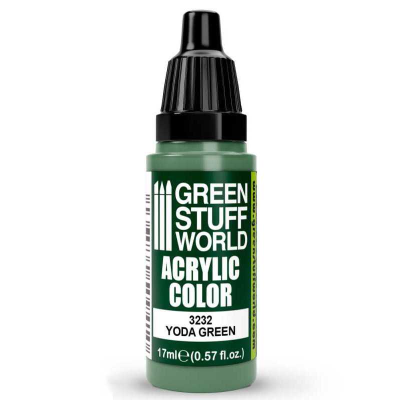 Green Stuff World Acrylic Color Paint - YODA GREEN 17ml