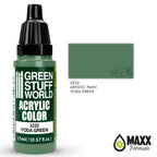 Green Stuff World Acrylic Color Paint - YODA GREEN 17ml