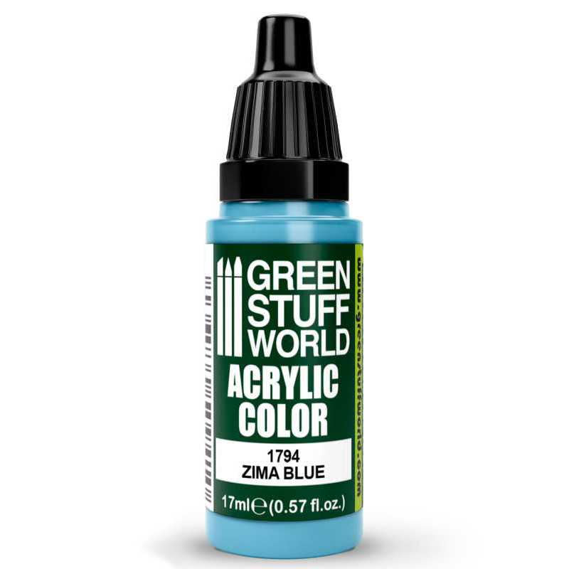 Green Stuff World Acrylic Color Paint - ZIMA BLUE 17ml