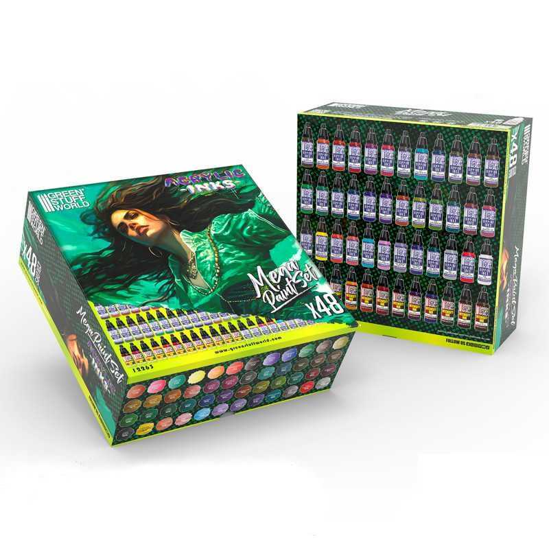 Green Stuff World Acrylic Dipping Ink Mega Paint Set