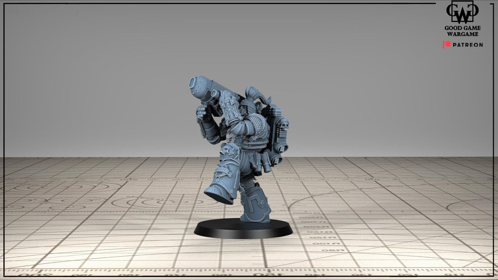 Tonantis Warrior HSQ 2 Thunder Warriors SQ Melee Unit by GGW (5 figures supplied) prebuilt