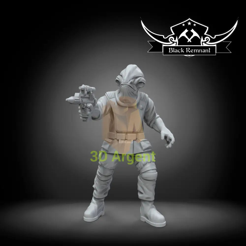 Admiral Raddus Star Wars Legion compatible 3D Printed Resin Miniatures