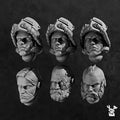 6x Dawn Guard Heads | DakkaDakka | Sci-Fi Grimdark Custom Bitz Wargaming Miniatures 28mm 32mm
