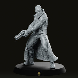 Agent Quinn Lamonte 02B Cyberpunk Miniature