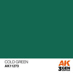 AK Interactive 3rd Gen Acrylic - Cold Green Color Punch AK11273