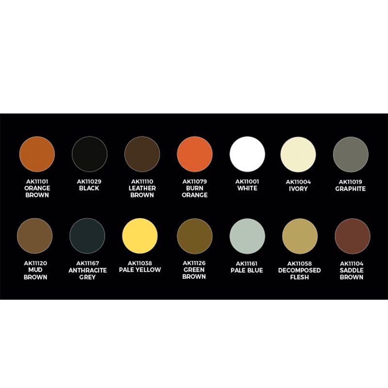 AK Interactive Signature Set Carlos Tobes - 14 Colors + Figure AK11779