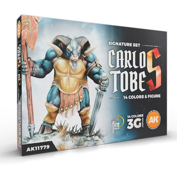 AK Interactive Signature Set Carlos Tobes - 14 Colors + Figure AK11779