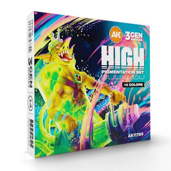 AK Interactive High Pigmentation Set 14 Colors AK11780