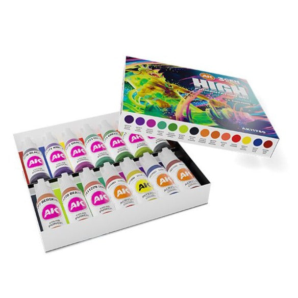 AK Interactive High Pigmentation Set 14 Colors AK11780