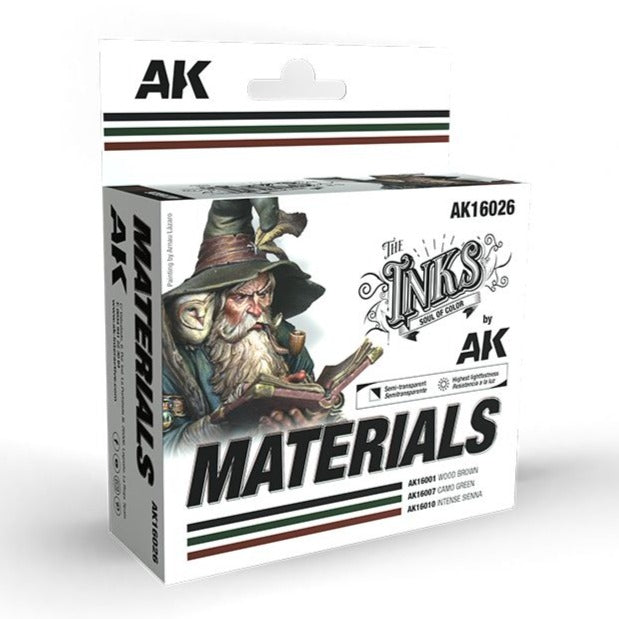 AK Interactive - The Inks - Materials Set AK16026