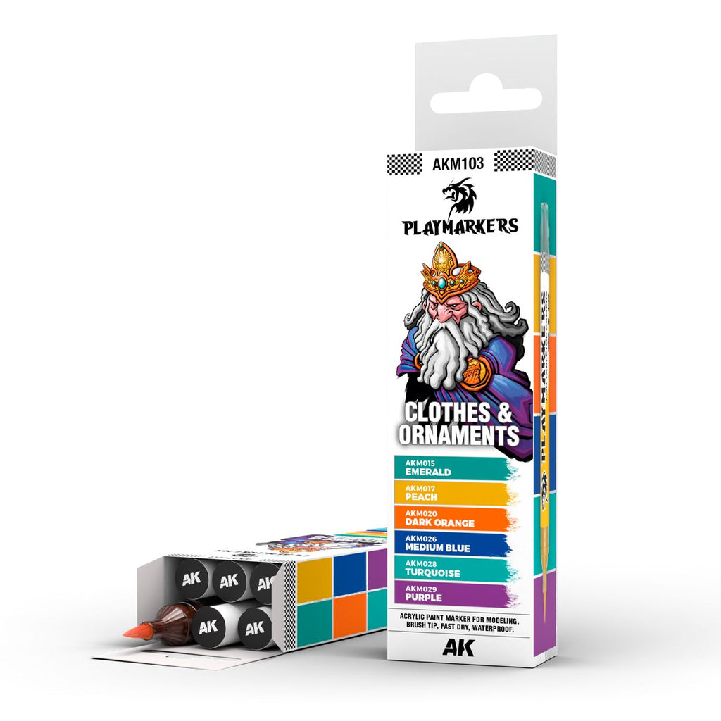 AK Interactive Playmarkers Set - Clothes & Ornaments