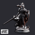 Alwine von Findros Elite Marine Knight - 3D Printed Fighter Miniature