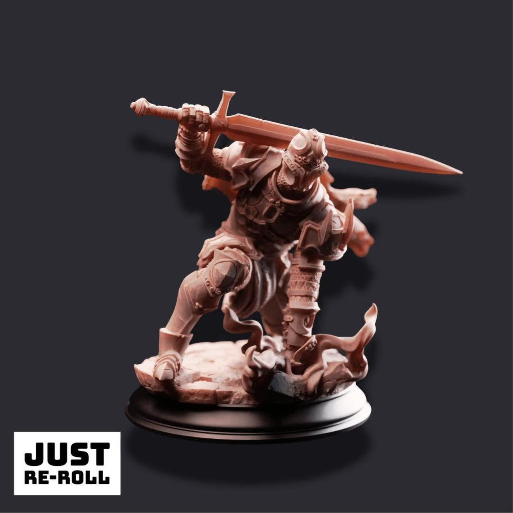 Arcane Armour of the Bastion - 3D Fighter Miniature