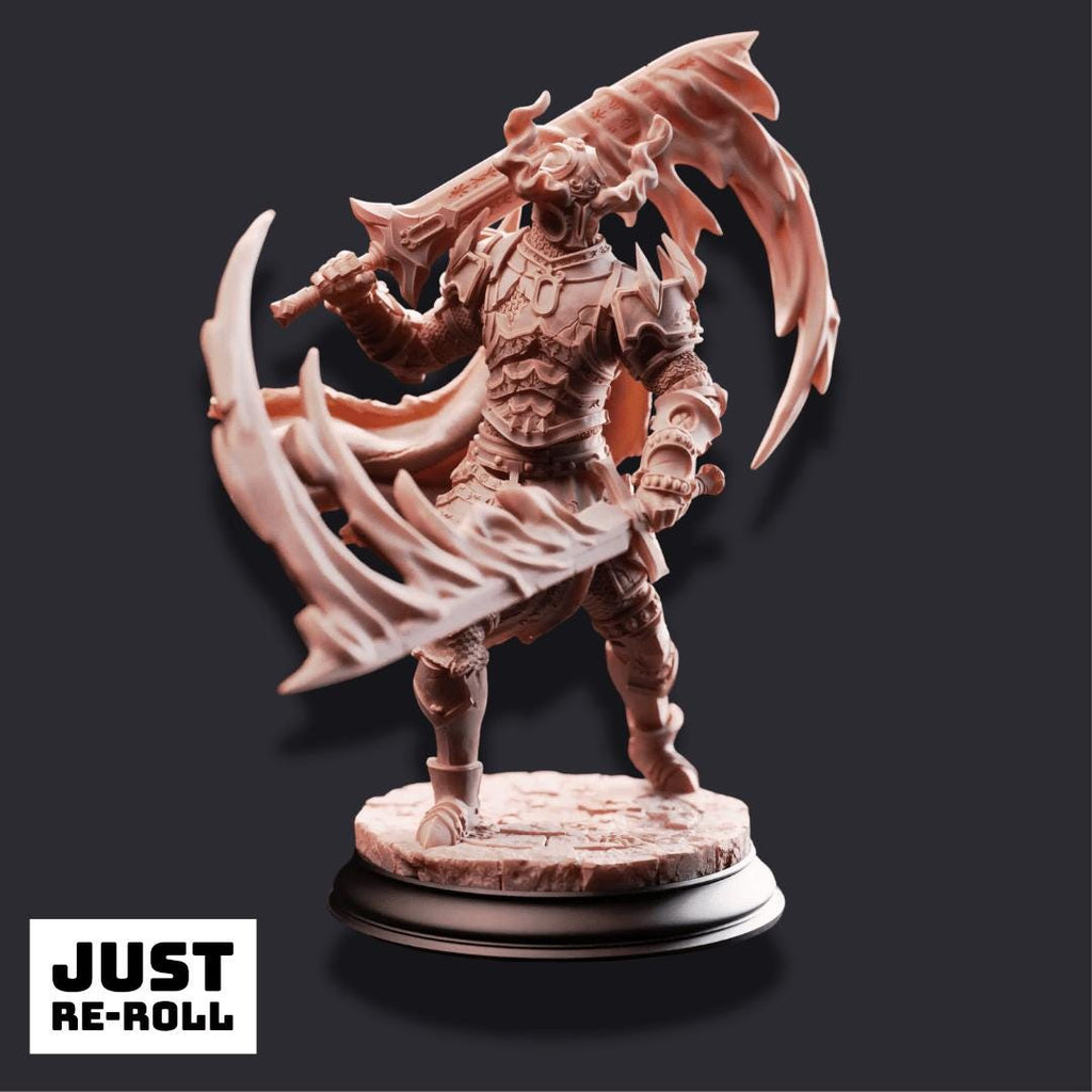 Arcane Armour of the Bastion - 3D Fighter Miniature