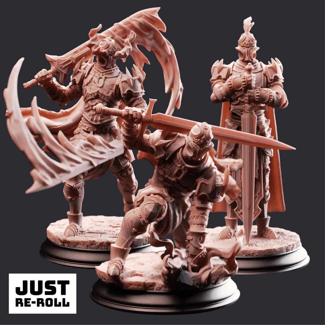 Arcane Armour of the Bastion - 3D Fighter Miniature