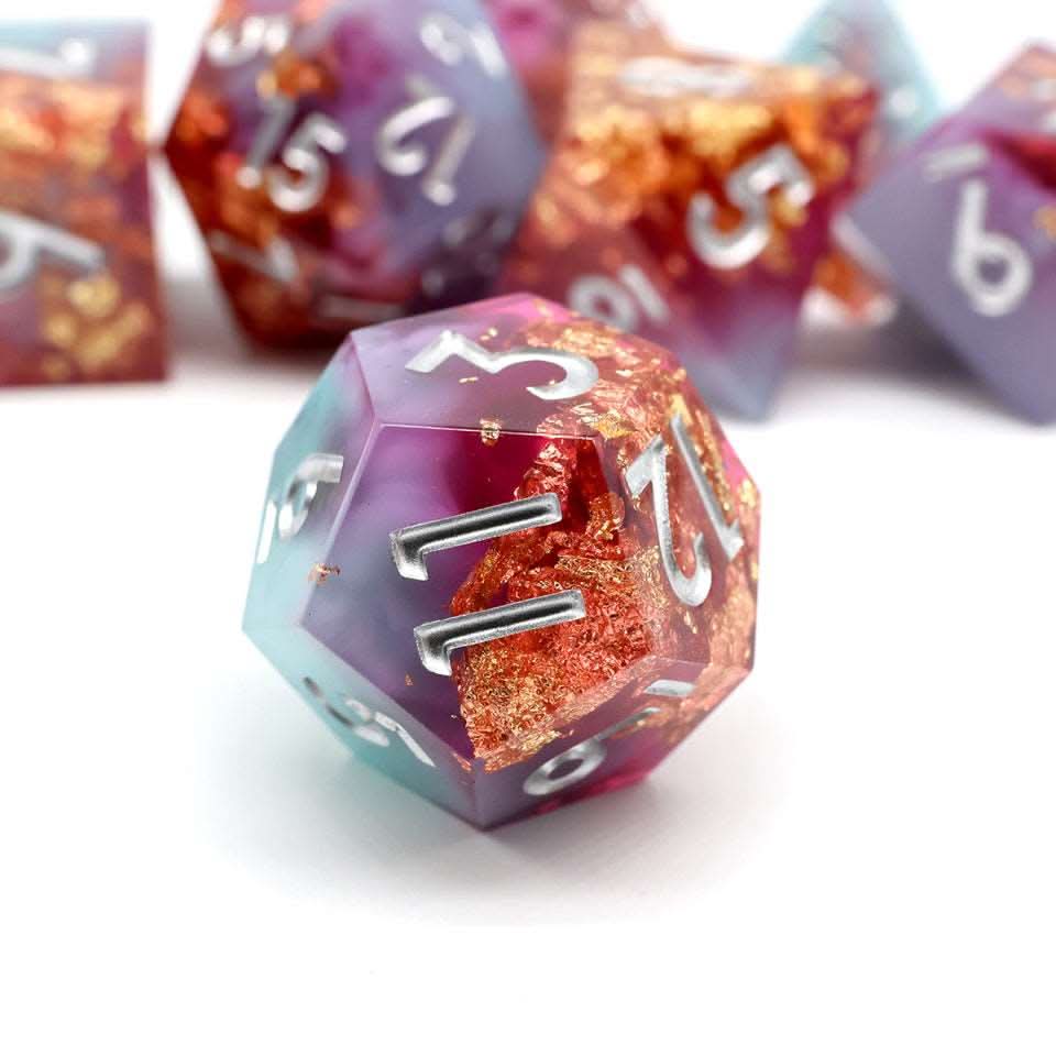 Arcane Fusion | Sharp Edge Dice | 7 Piece Set