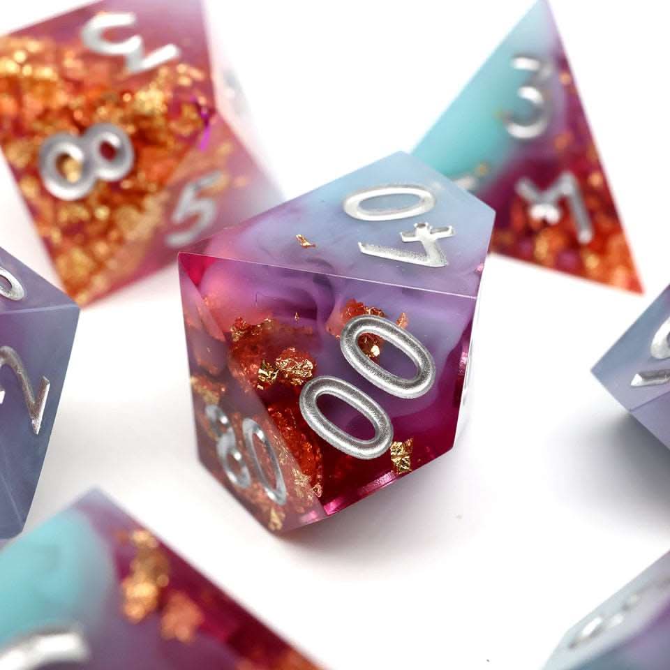 Arcane Fusion | Sharp Edge Dice | 7 Piece Set