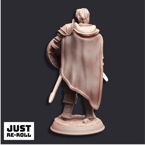 Arion Midrun Human Fighter - 3D Printed Fighter Character Miniature