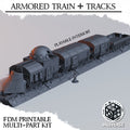 Armoured Train Set | Trench Grimdark | Scenery | Diceverse