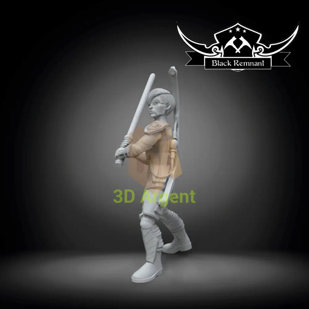 Asajj Ventress v4 - Star Wars Legion compatible 3D Printed Resin Miniatures