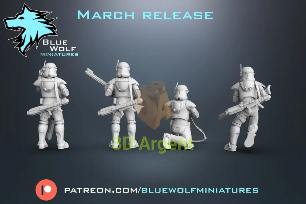 AT RT Specialists - Star Wars Legion 3D Printed Resin BlueWolf Miniatures