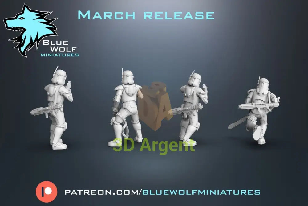 AT RT Specialists - Star Wars Legion 3D Printed Resin BlueWolf Miniatures