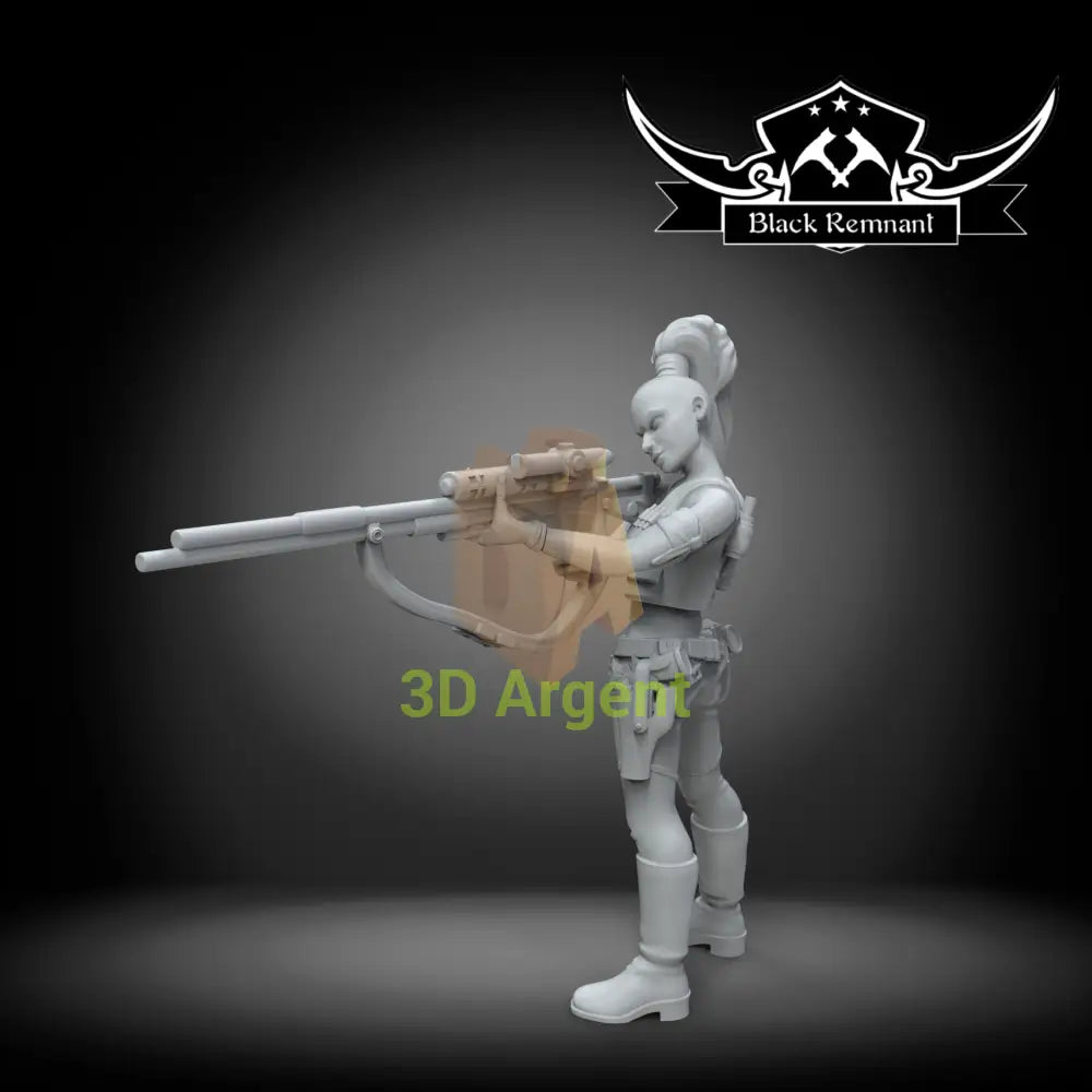 Aurra Sing – Star Wars Legion Scale 3D Printed Resin Miniature