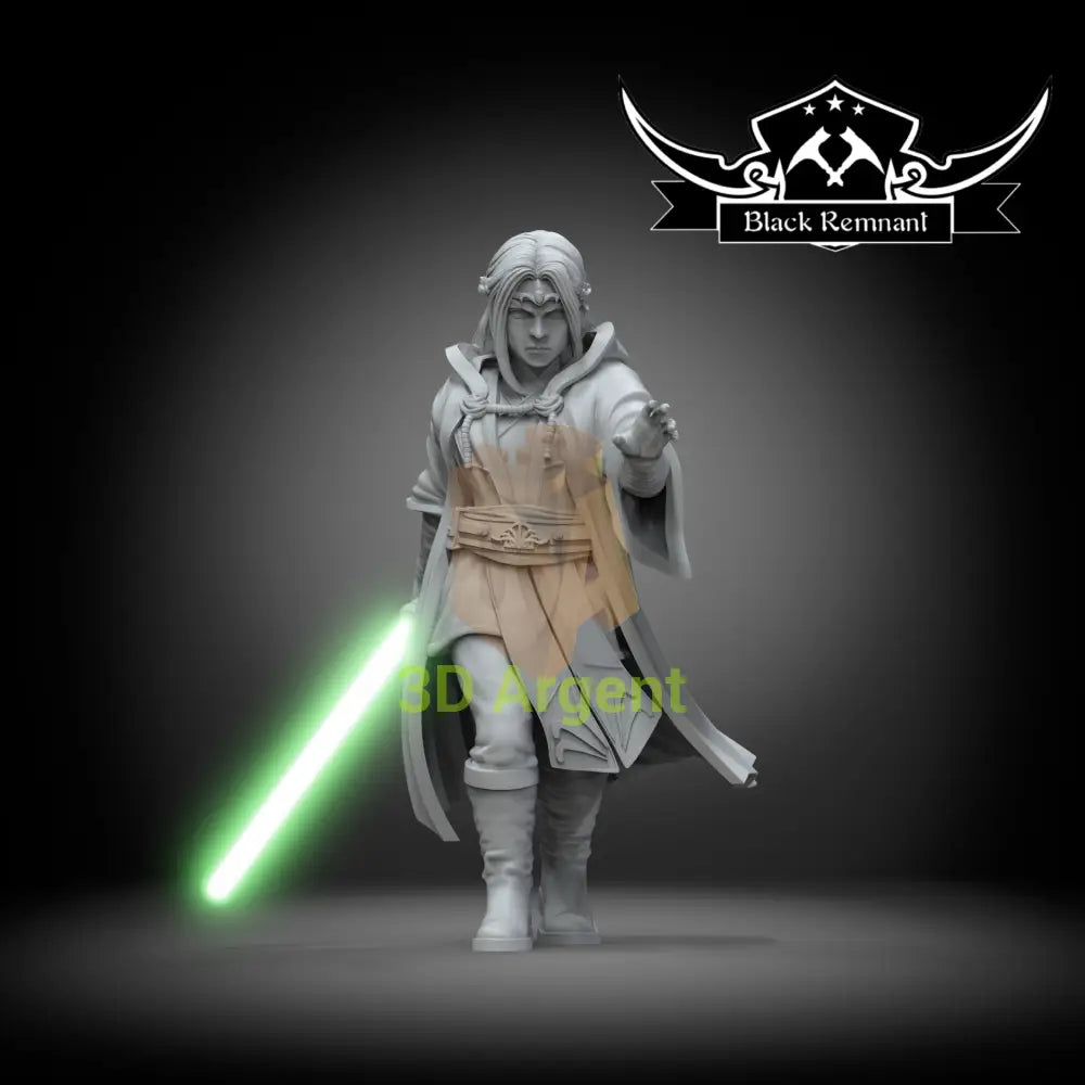 Avar Kriss Jedi Master – Star Wars Legion Scale 3D Printed Resin Miniature