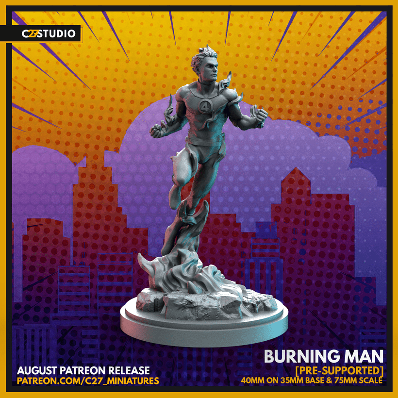Fantastic Team | Super Hero Sci-Fi Miniature | C27 Studio