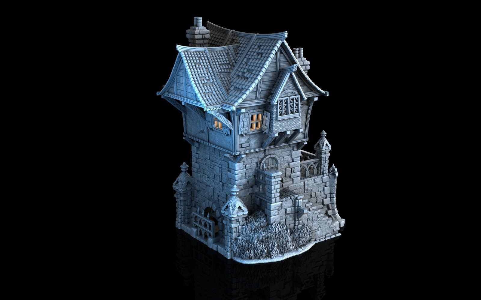 Tombstone House - 28mm DND/Wargame/RPG Terrain