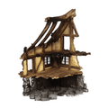Ruined Medieval House D - 28mm DND/Wargame/RPG Terrain