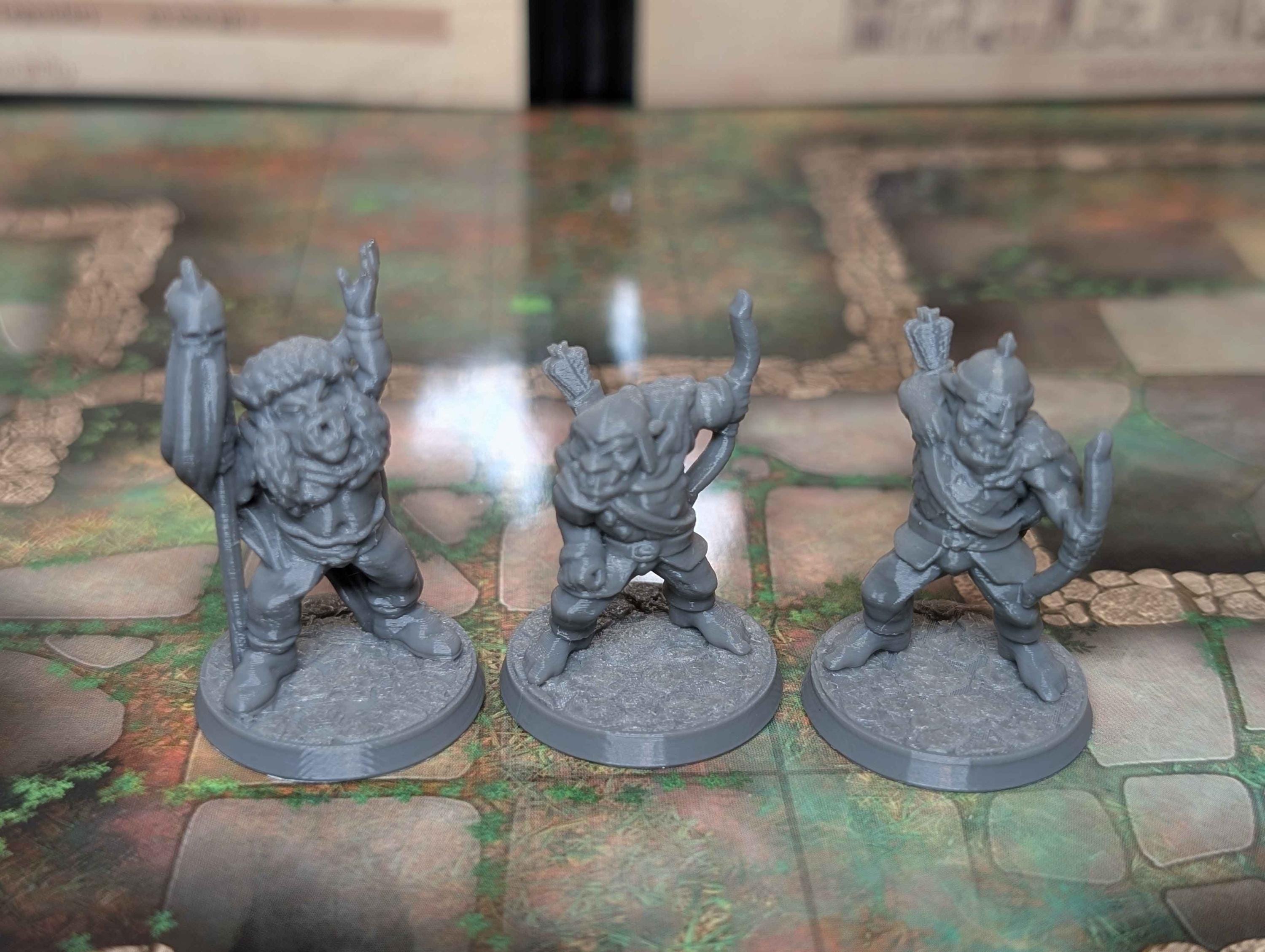 20 Orc Miniatures for Dungeons and Dragons, Pathfinder and TTRPG