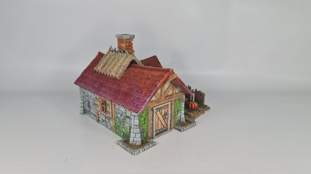 Pumpkin Cottage - 28mm DND/Wargame/RPG Terrain