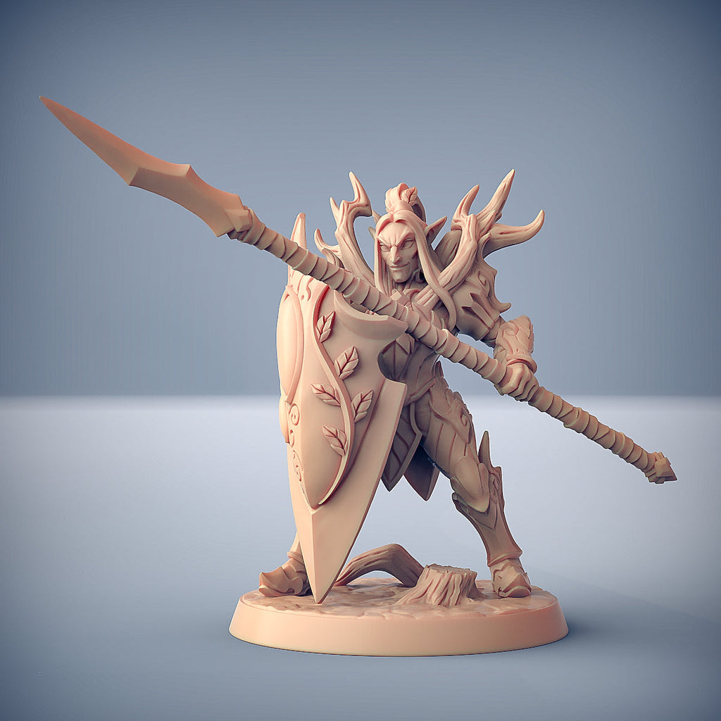 Elven Knight Miniatures | Sylvan Knights | Fantasy D&D Miniature | Artisan Guild