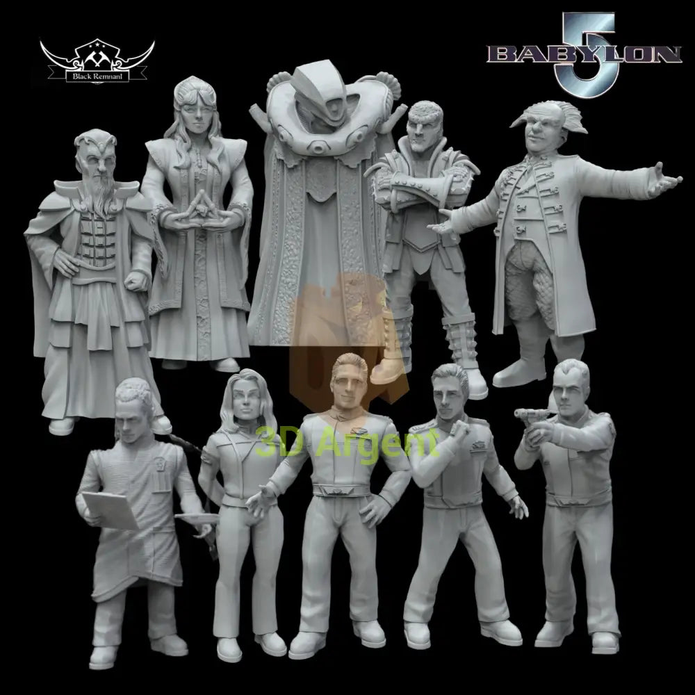 Babylon 5 14 Miniature Bundle - D&D 3D Printed Resin Miniatures