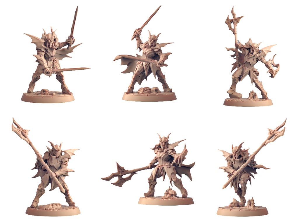 Bloodhunt Vampire Knight w/ Helmet Miniatures | The Bloodhunt | Fantasy D&D Miniature | Artisan Guild